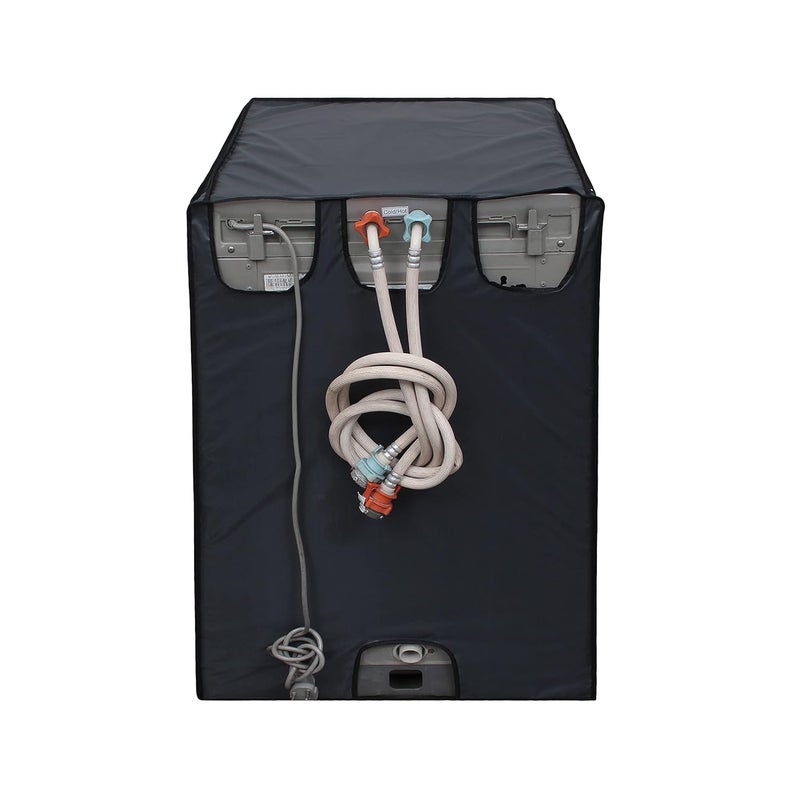 Wings Star Washing Machine Cover for IFB 8kg FullyAutomatic Front Load Senator WXS Waterproof Dustproof Cover Grey - Image 5