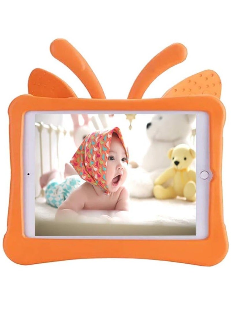 Raxoom Kid-Proof EVA Foam Case for iPad 6th Generation (9.7 Inch) - Lightweight Protective Cover for Kids - Orange - Image 4