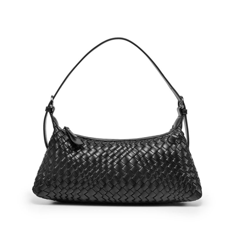 MELOLILA Woven Crossbody Bag Small Woven Purses for Women Braided Purse - Image 1