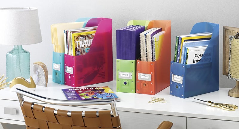 Whitmor Magazine Organizers, Set of 5, Multicolor - Image 2