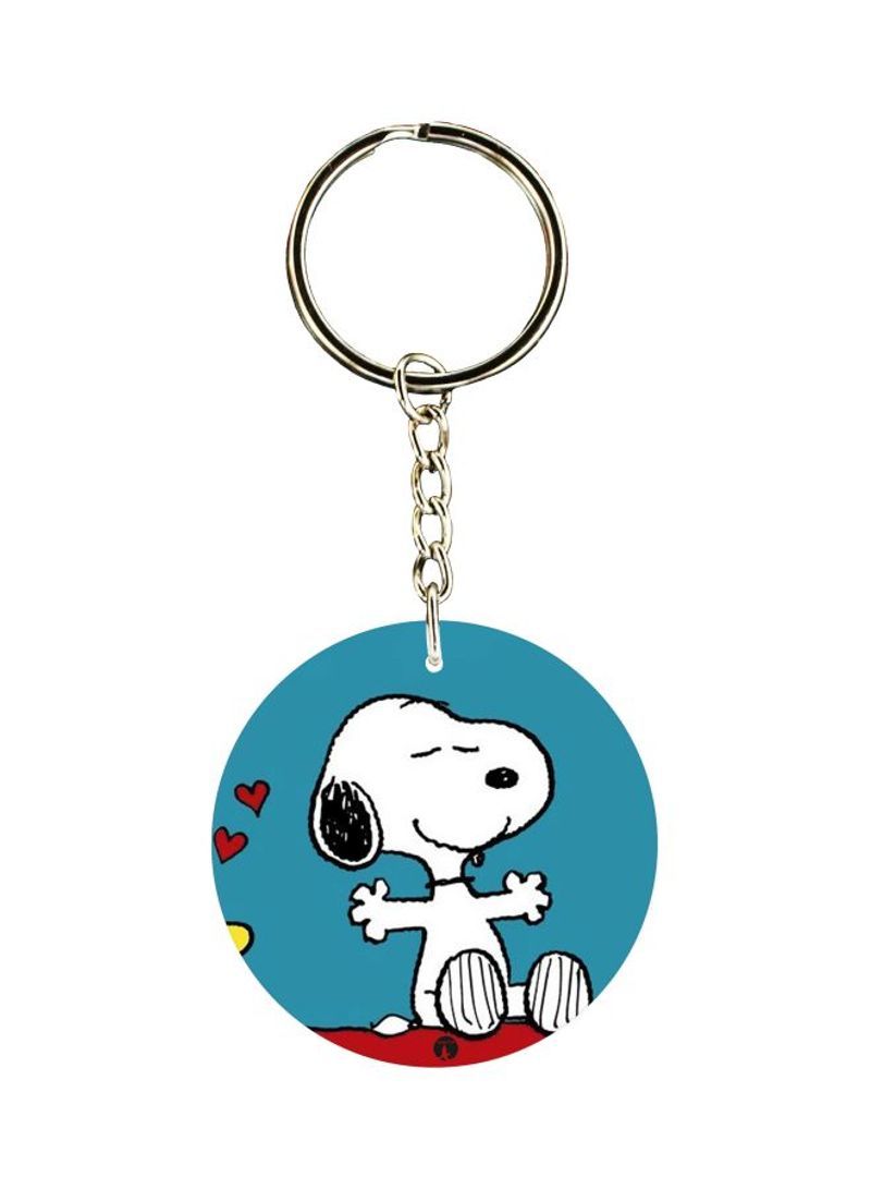 Cartoon Themed Dual Sided Keychain