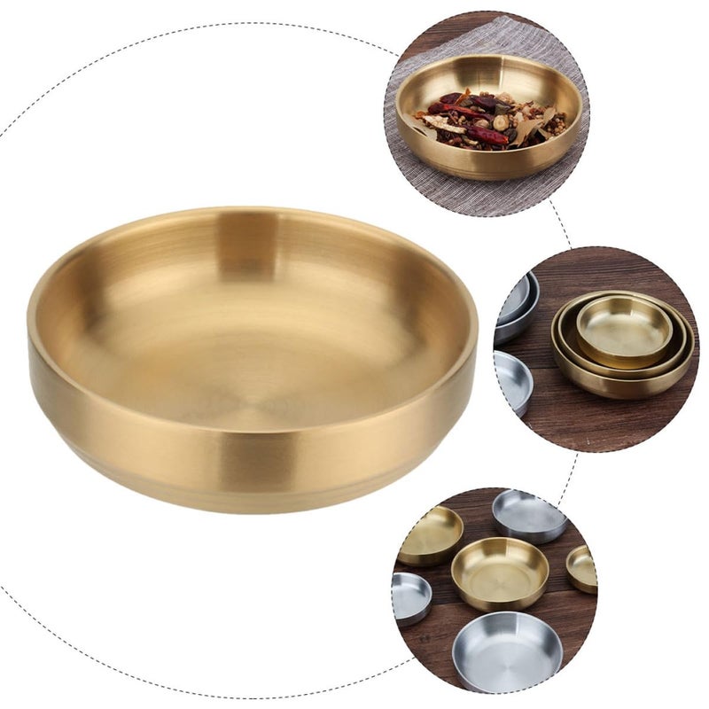 Double Layer Heat Insulation 304 Stainless Steel Sauce Bowls 9cm 2 Pcs Set - Image 4