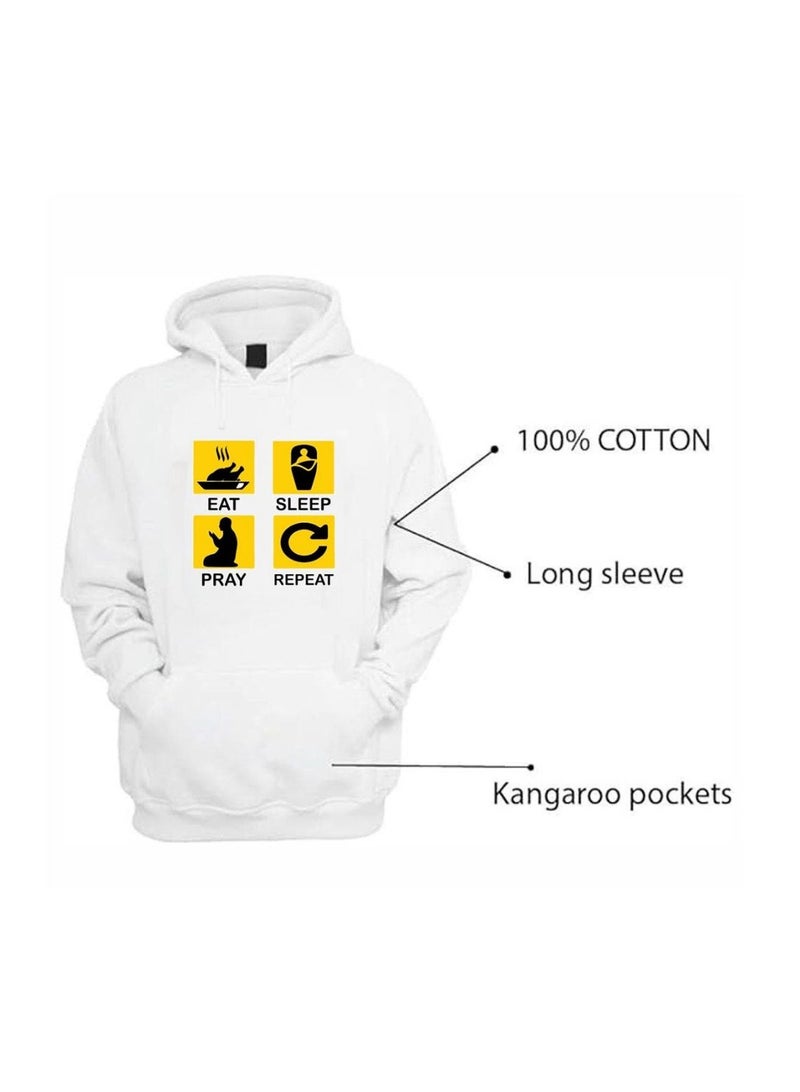 PRINTSHOP4ME Ramadan Mubarak Hoodie for Both Men and Women - Soft Cotton Pullover - Long Sleeve with Drawstring and Kangaroo Pockets - Perfect for Travel - Image 5
