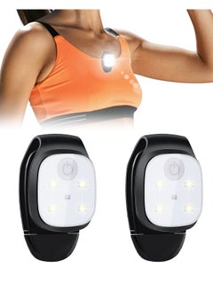 SYOSI Running Lights, 2-Pack Runners Reflective Safety Lights Running Gear, USB Rechargeable LED Lights, Clip-On Running Lights with Runners and Joggers for Camping Hiking Running Outdoor Adventures  - Image 1