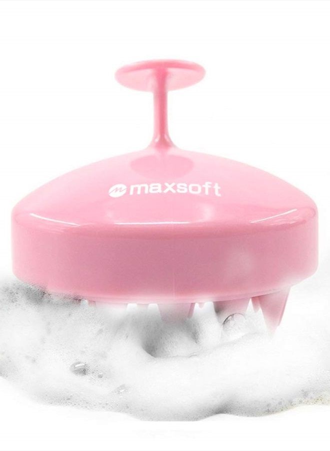MAXSOFT Hair Scalp Massager Shampoo Brush, Scalp Care Brush (Pink) - Image 1