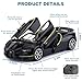FRJV Car Toys for Boys 1 32 Diecast Cars Collectibles Car Model KitMetal Toy Car for Boys and GirlsPull Back Cars with Lights and SoundsCars for Kids Ages 35Black - Image 4