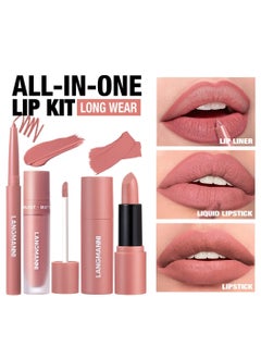 3 in 1 Matte Soft Lip Set Lip Liner Liquid Lip Gloss and Lipstick Combo Set Soft Smooth Natural Lip Contour Set Waterproof and Long Lasting Effect All in One Lip Makeup Gift Set 05 - pzsku/ZA92906AEC3502BF14176Z/45/1741259663/1f31465d-d97f-41fe-867d-8cceeb751a52