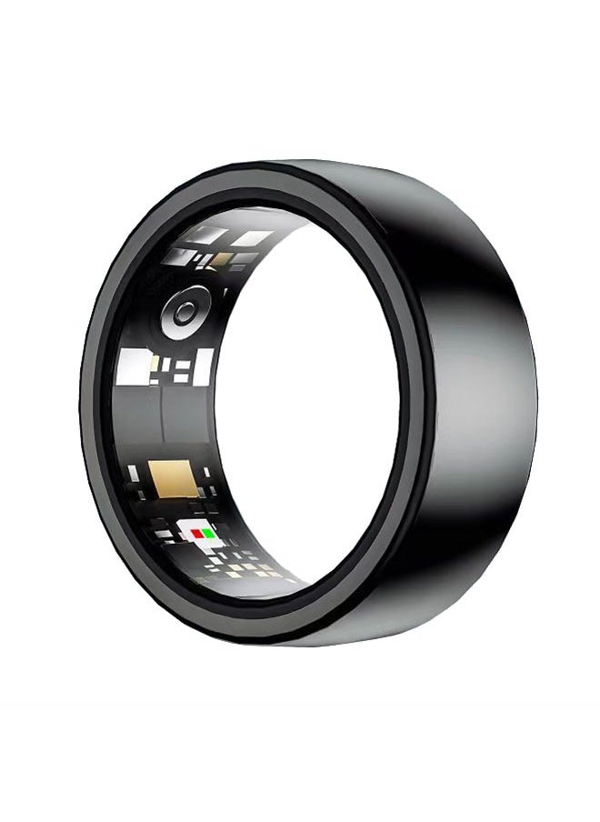 SJet Smart Ring Health Tracker, Health Rate Rings Long Lasting Batteries Monitor Sleep Ring Waterproof Fitness Tracker (Black)  - Image 1