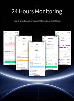 حلقة ذكية لتتبع الصحة، تتبع معدل الصحة مع بطاريات طويلة الأمد، مراقبة النوم، مقاومة للماء، متعقب للياقة البدنية (أسود،) - pzsku/ZA92908CC84C3F49E45C9Z/45/_/1727184237/3aa47c2e-f3c4-4316-a266-32bfba39ae69