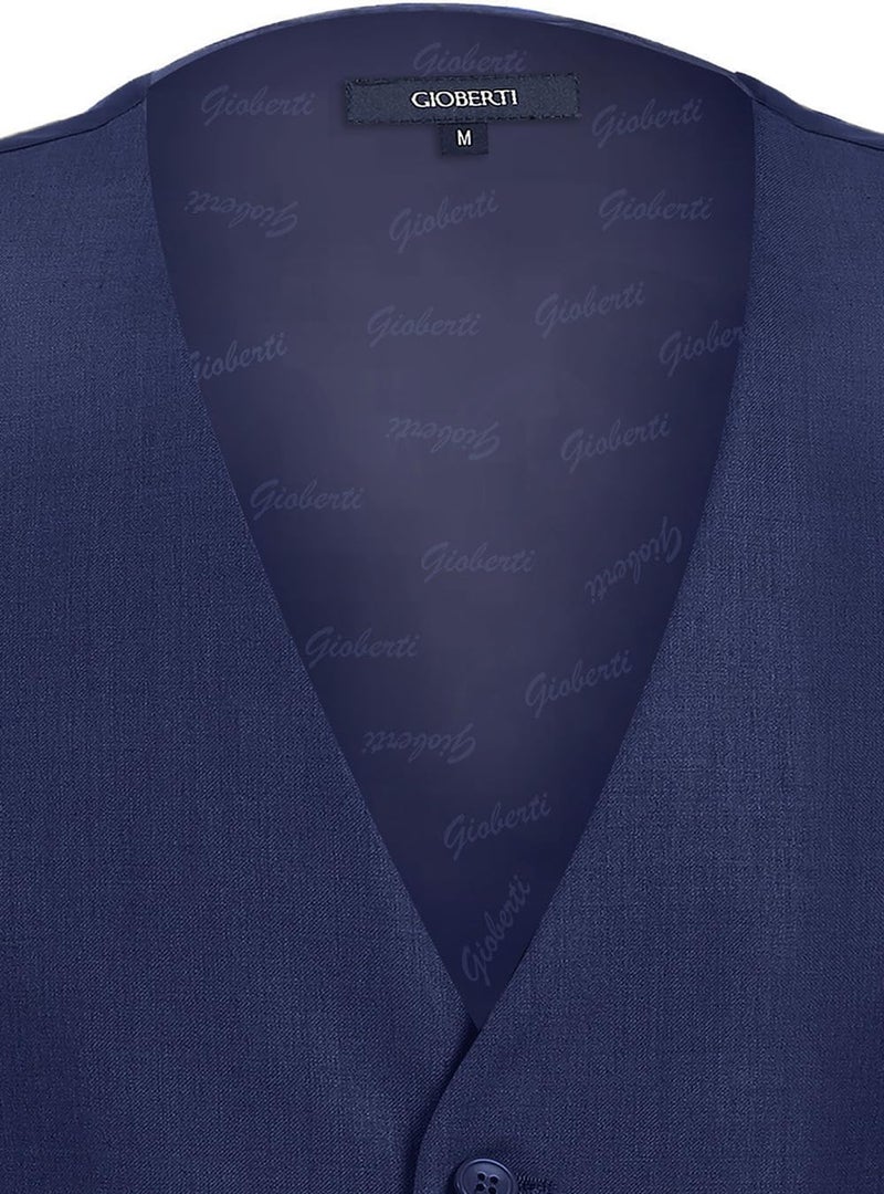 Gioberti Men's Formal Suit Vest Fit for Business or Casual Dress, Royal Blue, 6X-Large - Image 5
