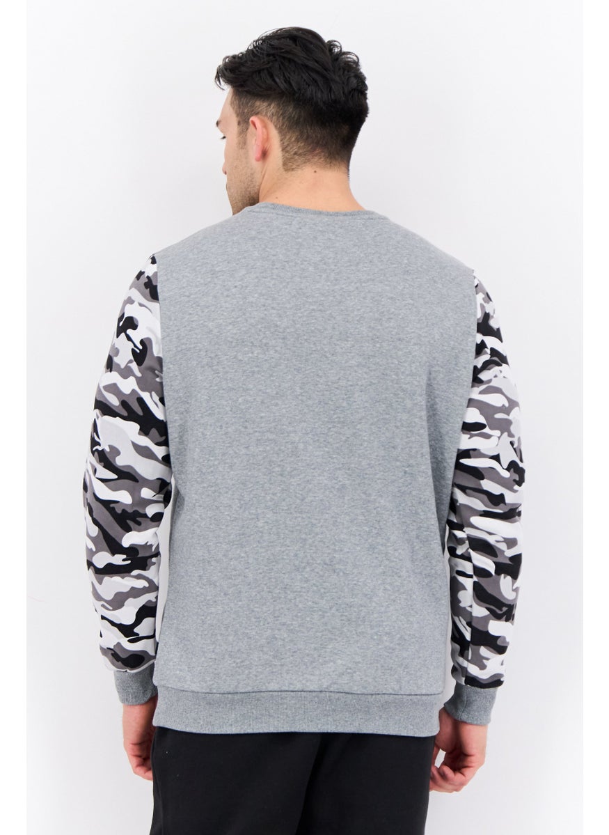 PUMA Men Sportswear FIt Long Sleeves Outdoor Sweatshirt, Black  - Image 3