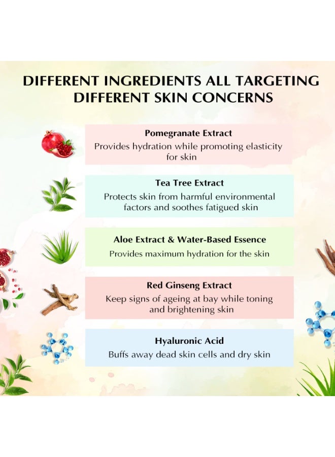 Tonymoly BFF Face Sheet Mask| Pack of 10|Sheet Face Mask for Glowing Skin|Facial Mask With Essence| Soothes Skin Irritation, Refines Pores & Skin Radiance|Sheet Mask Combo - Image 3