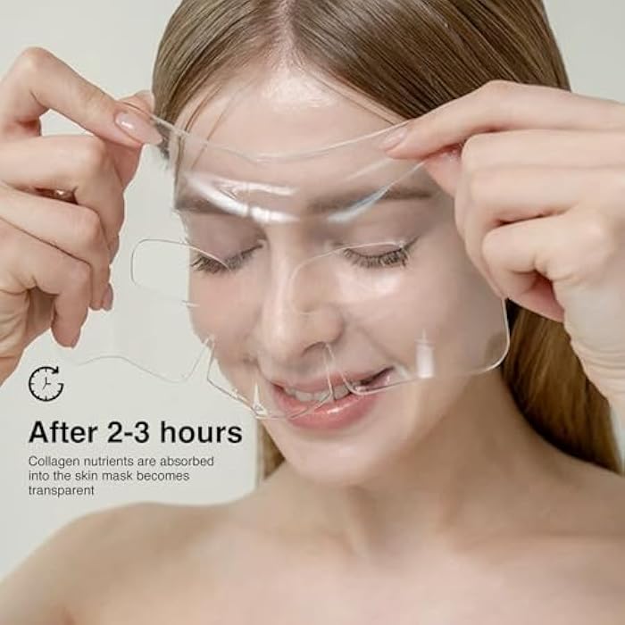 SUDAJI Apple Stem Cells Probiotics Collagen Face Mask (37gx5ea), Hydrating Overnight Hydrogel Mask for All Skin Types – Elasticity Enhancing, Firming, Moisturizing​ - Image 5