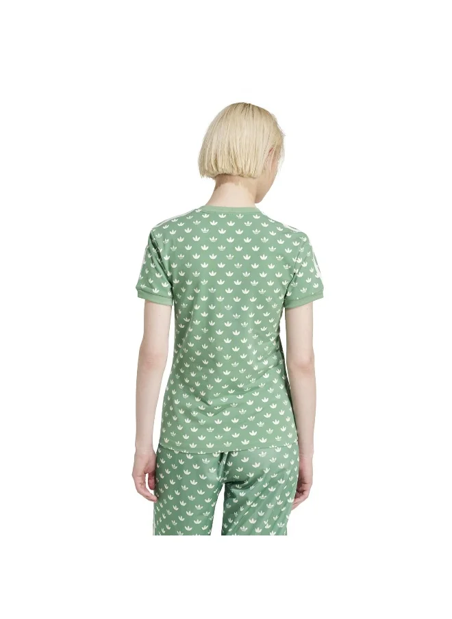 adidas Originals adidas MONO 3S TEE Green Originals Women T-SHIRTS