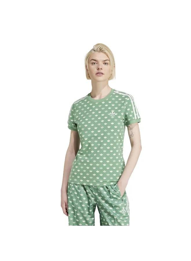 adidas Originals adidas MONO 3S TEE Green Originals Women T-SHIRTS