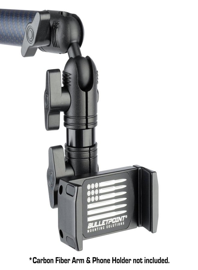 Bulletpoint مجموعة تركيب الهاتف المنخفضة بنقاط رصاص 20 مم-20 مم مع ذراع تثبيت 1 سم لتركيبات الهاتف في المركبات - Image 2