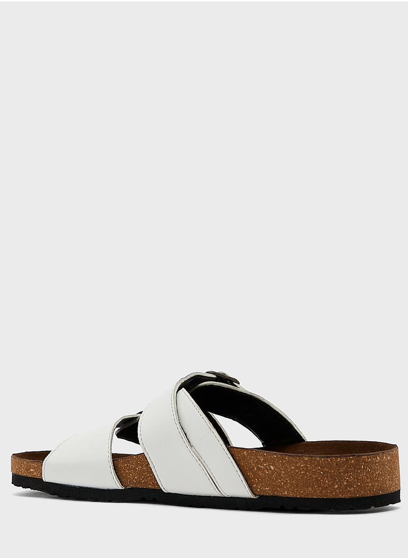Robert Wood - Casual Cork Footbed Support Sandals - Image 1