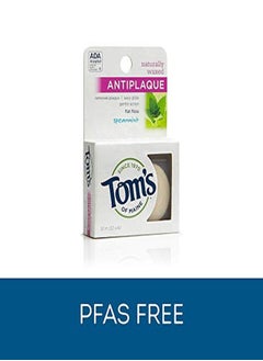 Tom's of Maine Naturally Waxed Antiplaque Flat Dental Floss, Spearmint, 32 Yards 6-Pack (Packaging May Vary)  - Image 5