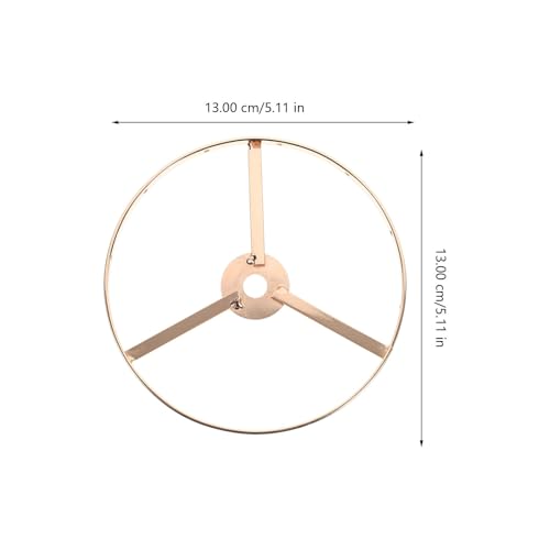 ULDIGI Shade Holder Lampshade Rings Diy Pendant Lamp Ring Chandelier Frame Diy shade Frame s Shade Chandelier Iron Shelf Double Layer E27 - Image 4