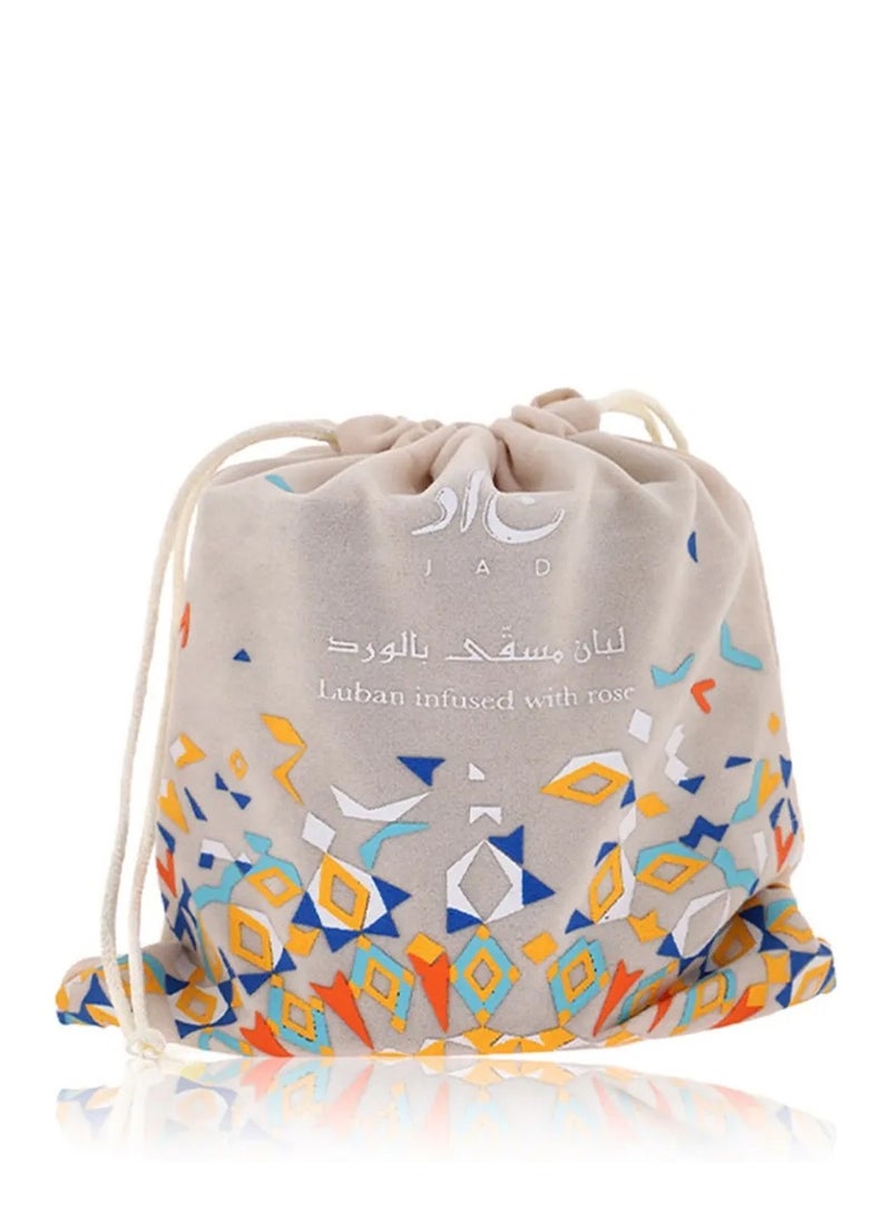 jad Jad Luban Infused with Rose Bakhoor Incense (80 grams) The smell quickly spreads and long-lasting scent - The perfect gift & gifts for all. home fragrance made in the UAE - ORIGINAL 100%  - Image 3