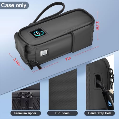 Tanmqin Case Compatible with Anker Laptop Power Bank 25,000mAh, Travel Carrying Holder for Portable Charger with Triple 100W USB-C Ports &Cables for Business Air Travel /Camping /Adventure Sports (Bag Only) - Image 3
