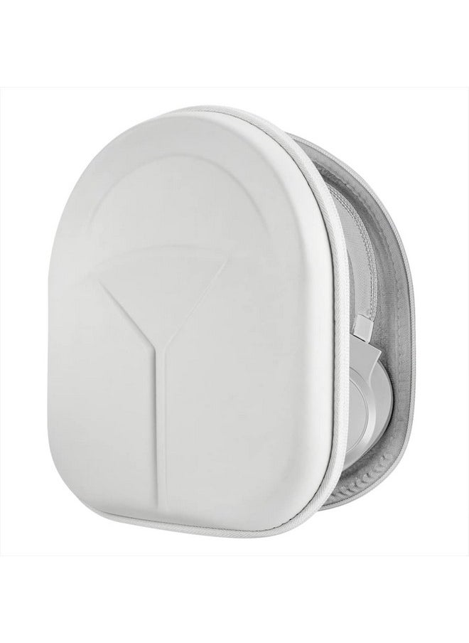 Geekria - Geekria Shield Headphones Case Compatible with JBL Tour ONE, Tune 750NC, Tune 700BT, Live 650BTNC Case, Replacement Hard Shell Travel Carrying Bag with Accessories Storage (White) - Image 1