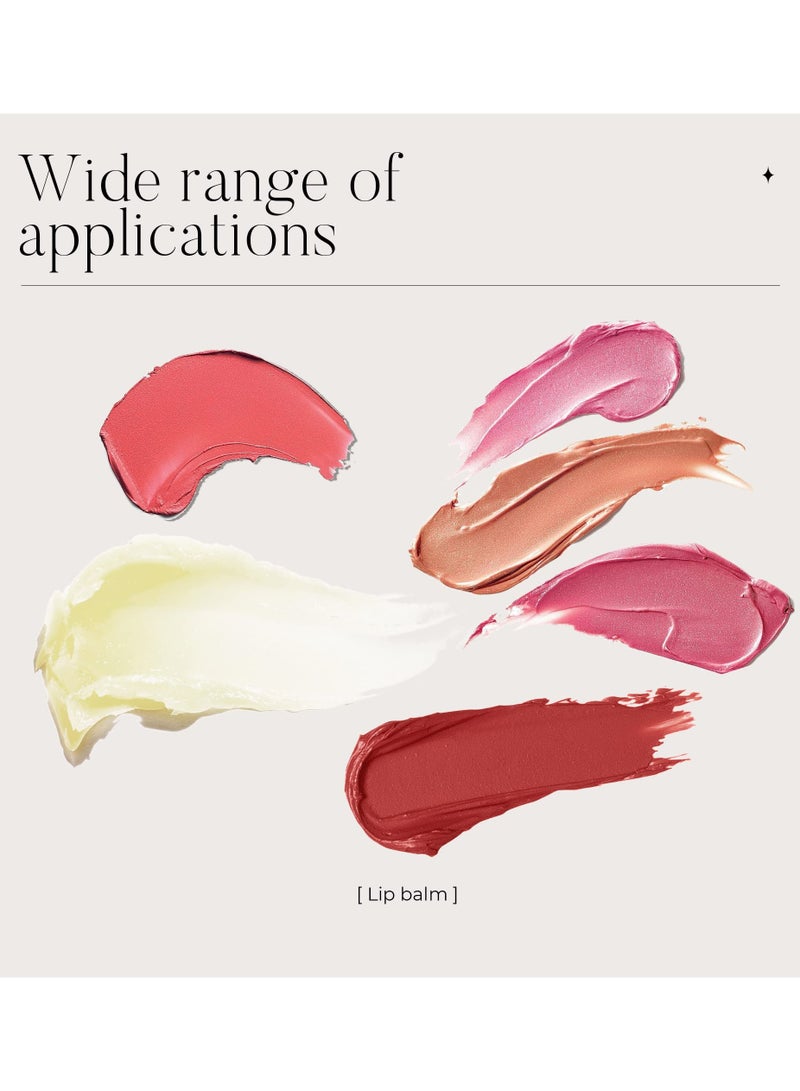 كاست ويف 0.25 oz（7g） Empty Lip Balm Square Containers Tubes Refillable Lipstick 12 Pieces for Lip Gloss  BPA FREE Make Natural Lip Balm Lip Care (Pink) - Image 5