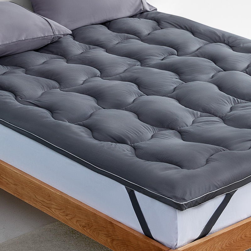 SLEEP ZONE Mattress Topper California King Cooling Mattress Pad Cover Super Fluffy Down Alternative Bed Mattress Topper 821 Inch Deep Pocket Cal King