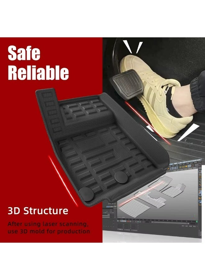 TPE Rubber Floor Mats for car (Fit Kona 2024 to 2027) - Image 2