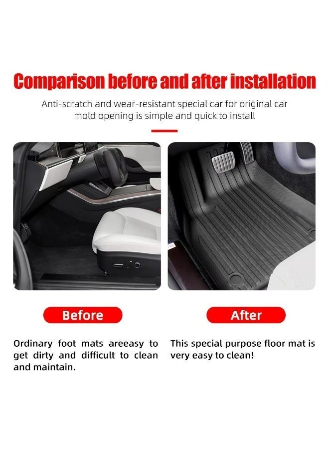 TPE Rubber Floor Mats for car (Fit Kona 2024 to 2027) - Image 3