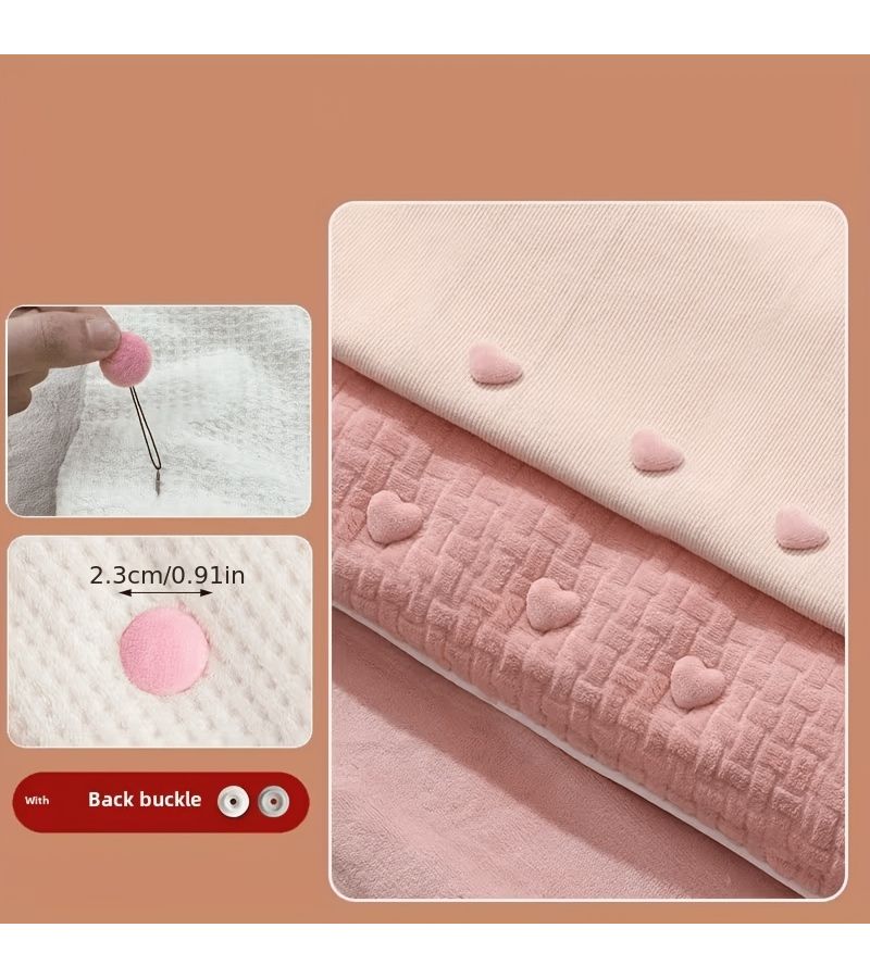 8pcs Non Slip Quilt Heart Fixers Grey Household Bed Sheet Corner Clips For Holiday Home Bedding Decoration - Image 5