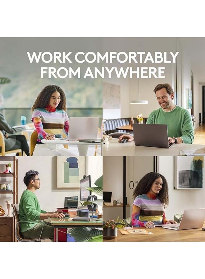 Logitech MX Anywhere 3S Compact Wireless Mouse, Fast Scrolling, 8K DPI Any-Surface Tracking, Quiet Clicks, Programmable Buttons, USB C, Bluetooth, Windows PC, Linux, Chrome, Mac - Pale Grey - Image 5