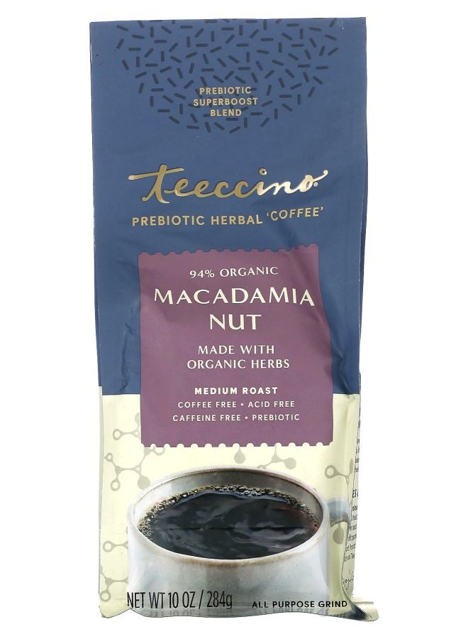 Prebiotic Herbal 'Coffee' Macadamia Nut Medium Roast Caffeine Free 10 oz (284 g)