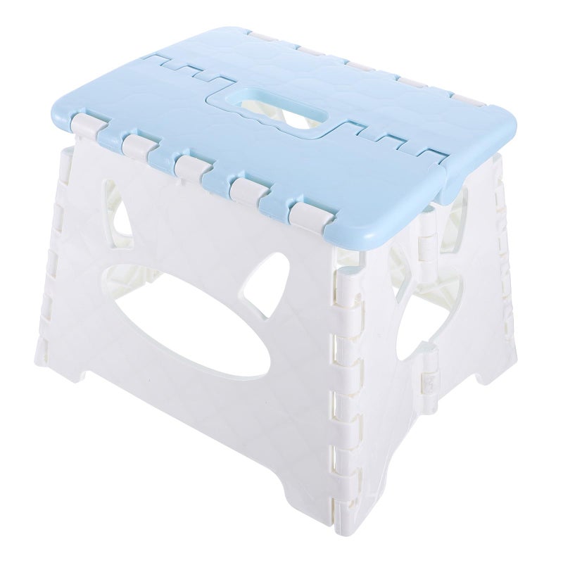 Foldable Portable Plastic Stool For Children Outdoor Camping Fishing Garden Travel Beach Picnic Blue Sky - Image 2