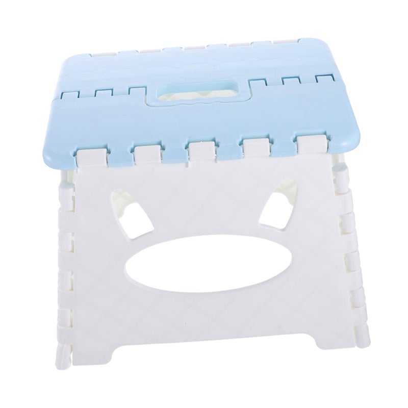 Foldable Portable Plastic Stool For Children Outdoor Camping Fishing Garden Travel Beach Picnic Blue Sky - Image 5