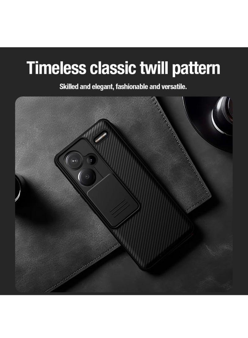 نيلكين حافظة لهاتف Xiaomi Redmi Note 13 Pro Plus، غطاء خلفي ممتص للصدمات بوسادة هوائية، غطاء منزلق لحماية عدسة الكاميرا، جراب هاتف محمول، غلاف نحيف مضاد لبصمات الأصابع - Image 4