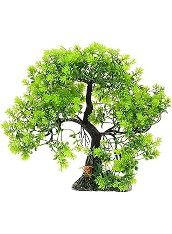 Homoyoyo Green Resin Aquarium Tree Ornament Safe Easy Clean Fish Hideout Decor - Image 1