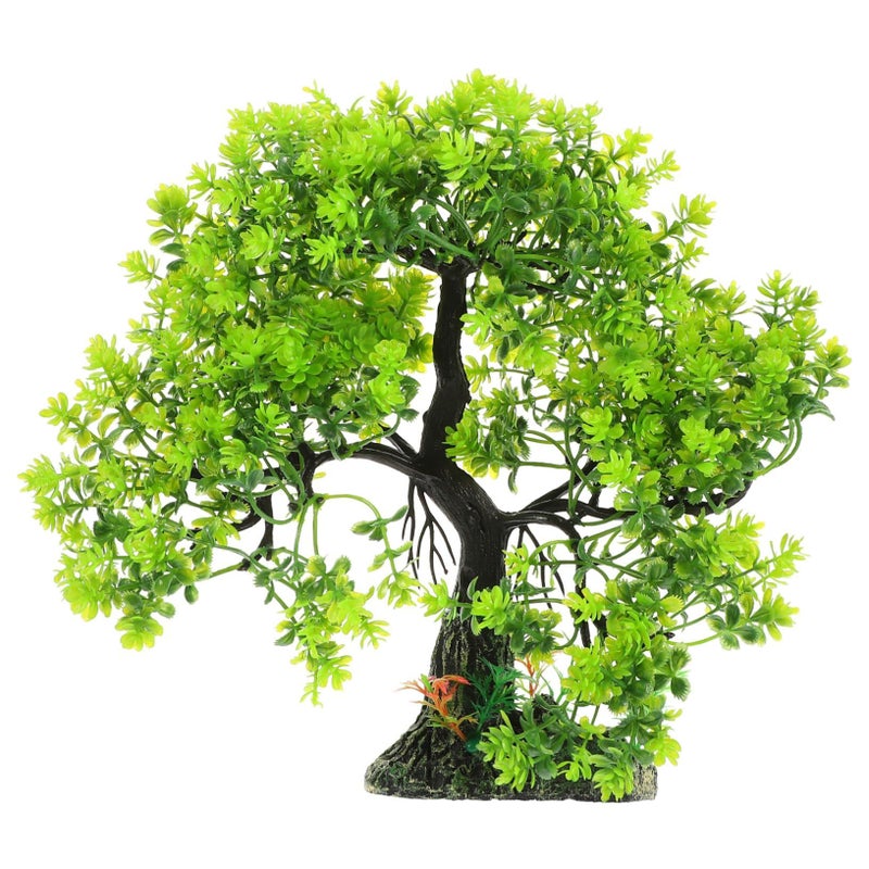 Homoyoyo Green Resin Aquarium Tree Ornament Safe Easy Clean Fish Hideout Decor - Image 2