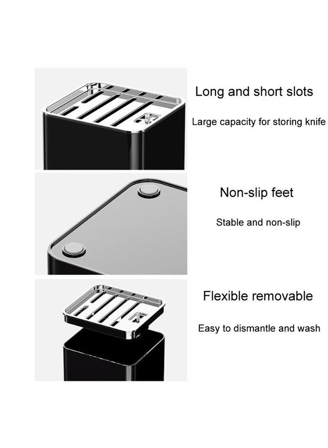 HuHa Kitchen Knife Organizer Household Cooking Knife Storage Rack(White) - Image 4