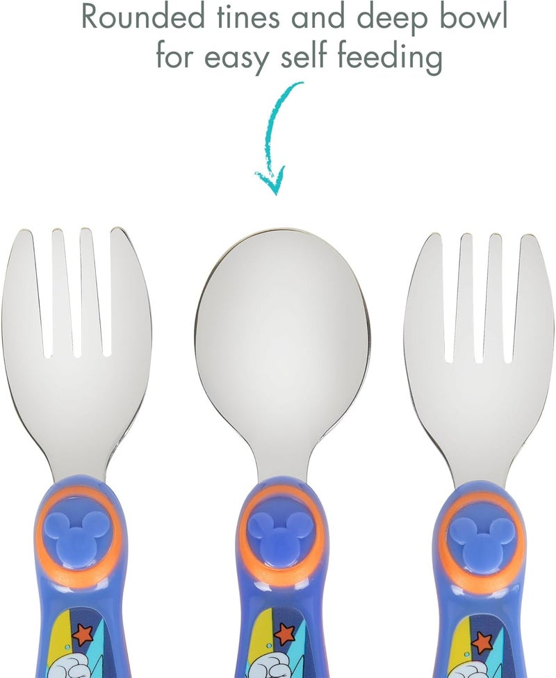 The First Years Mickey Mouse Toddler Flatware Set - Image 3