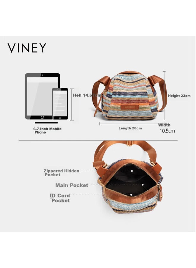 Viney Women Bag Lady Shoulder Bag Messenger Bag Commuter Handmade Bag Shell Birthday Gift For Girlfriend And Wife - Image 3