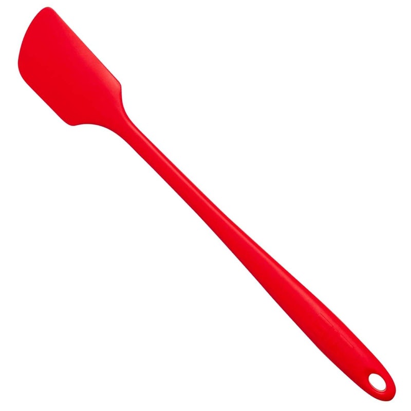 GIR: Get It Right Silicone Kitchen Spatula - Non-toxic Cooking Utensils for Nonstick Cookware, Cooking and Baking, Skinny - 11IN - Red - Image 1
