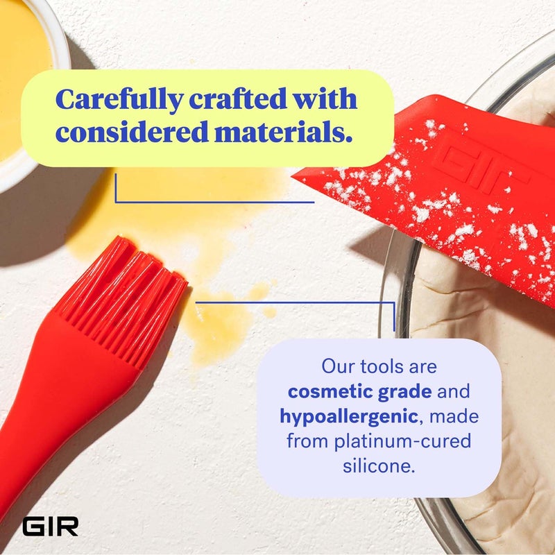 GIR: Get It Right Silicone Kitchen Spatula - Non-toxic Cooking Utensils for Nonstick Cookware, Cooking and Baking, Skinny - 11IN - Red - Image 4
