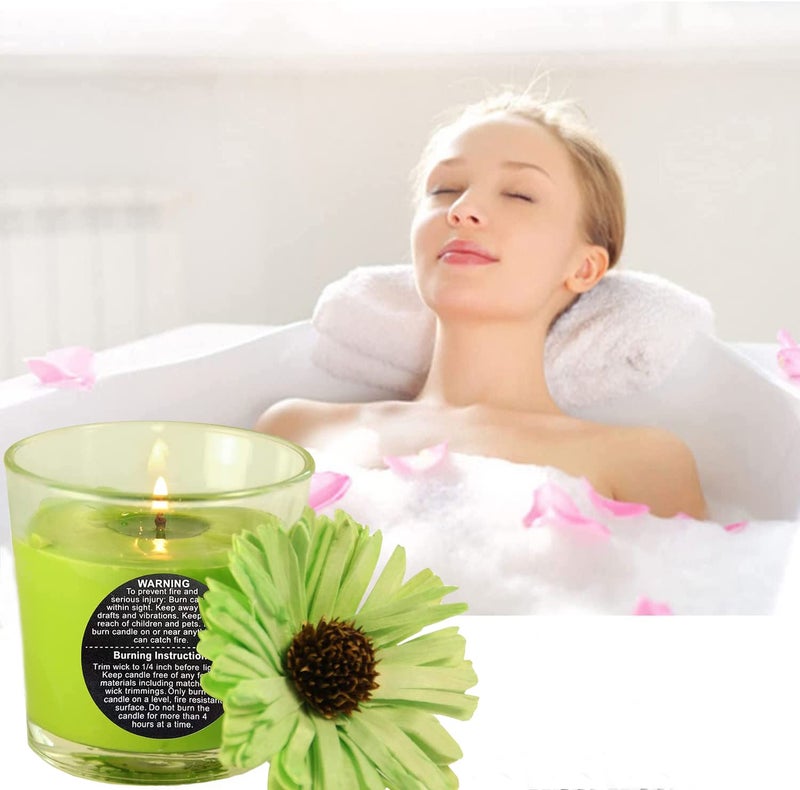 Vshinic ملصقات تحذير الشموع Vshinic 1000 قطعة، ملصقات أمان الشموع، ملصقات دائرية بقطر 1.5 بوصة لجرار الشموع، علب، مستلزمات صنع الشموع (أسود) - Image 4