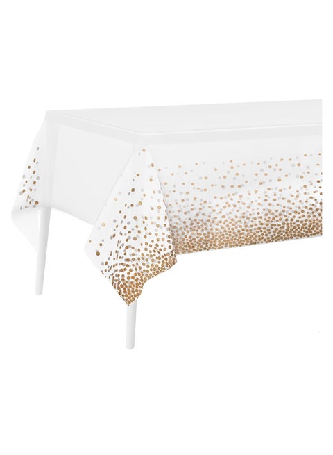 غطاء طاولة، مقاوم للزيت والماء، سهل التنظيف - مصنوع من الفينيل القابل لإعادة الاستخدام - تصميم ولون فريد - مستورد - للشواء والحفلات وتناول الطعام - 183 × 137 سم