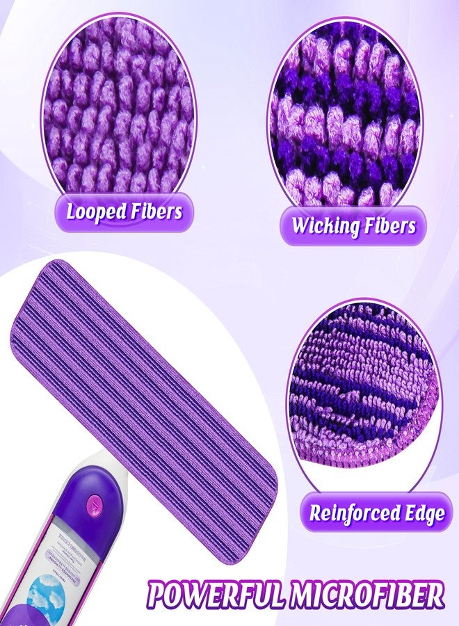 PAPCLEAN 9 Mop Pads for Swiffer PowerMop: Papclean Reusable Wet Pads Refills Microfiber Washable Mopping Cloths for Multi-Surface Hardwood Floor Cleaning - Image 2