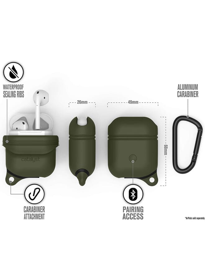 Catalyst Case For Airpods Army Green - Image 3