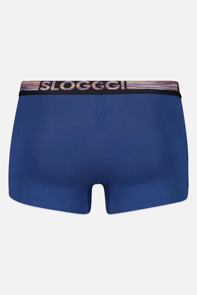 sloggi Men 2 Pieces Brand Logo Boxer Brief, Multicolor - Image 2