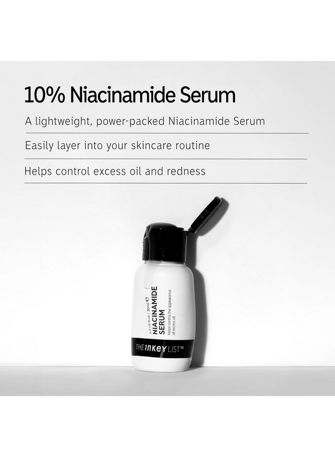 سيروم إنكي ليست 10% نياسيناميد، سيروم خفيف الوزن للتحكم في الزيوت يساعد في علاج العيوب ومظهر الاحمرار، مرطب بحمض الهيالورونيك 1%، 30 مل، 1 أونصة سائلة - Image 2