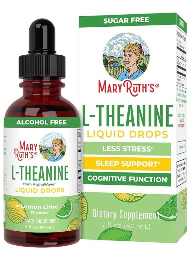 MaryRuth's Organic L-theanine Drops, 60 ML